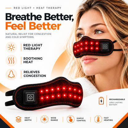 Red Light Heated Nose Mask